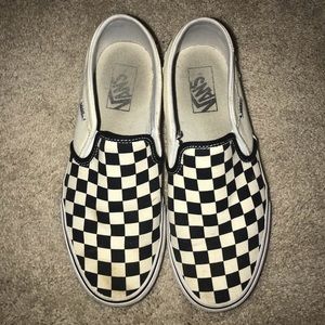 Checkered Slip-on Vans